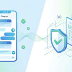 Telegram ads compliance and best practices visualization showing mobile interface and approval process
